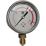 MANOMETER D=63 0-16 bar nedåt