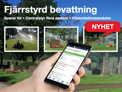 Fjärrstyrd bevattning nyhet
