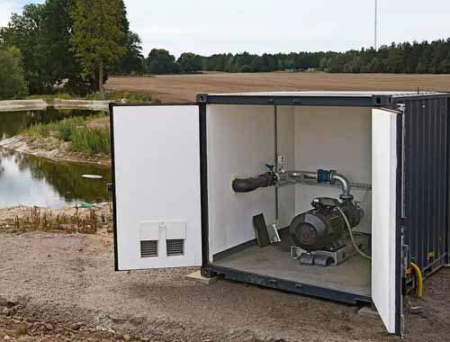 Östorps bevattningspump i container